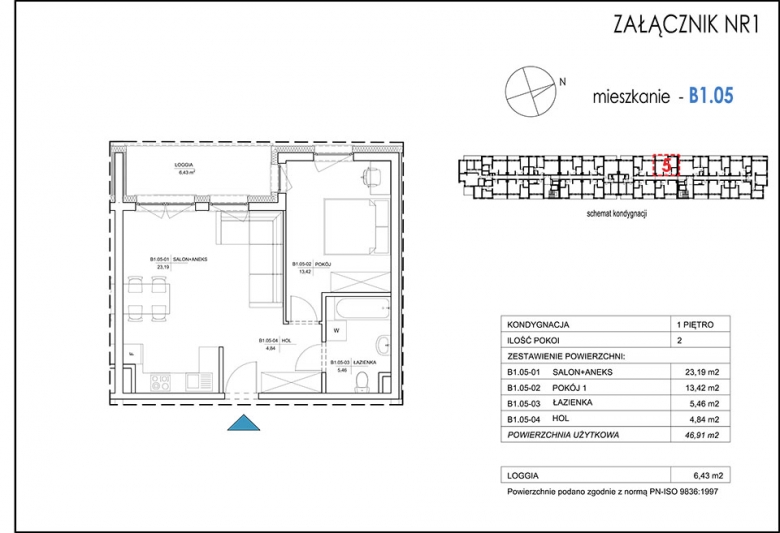 Apartament nr. B1.05